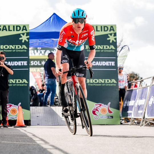 Maxim Van Gils sets strongest time trial time in the Ruta del Sol