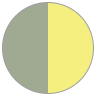 Metallic Green Artichoke (Matt) - Yellow (Matt)