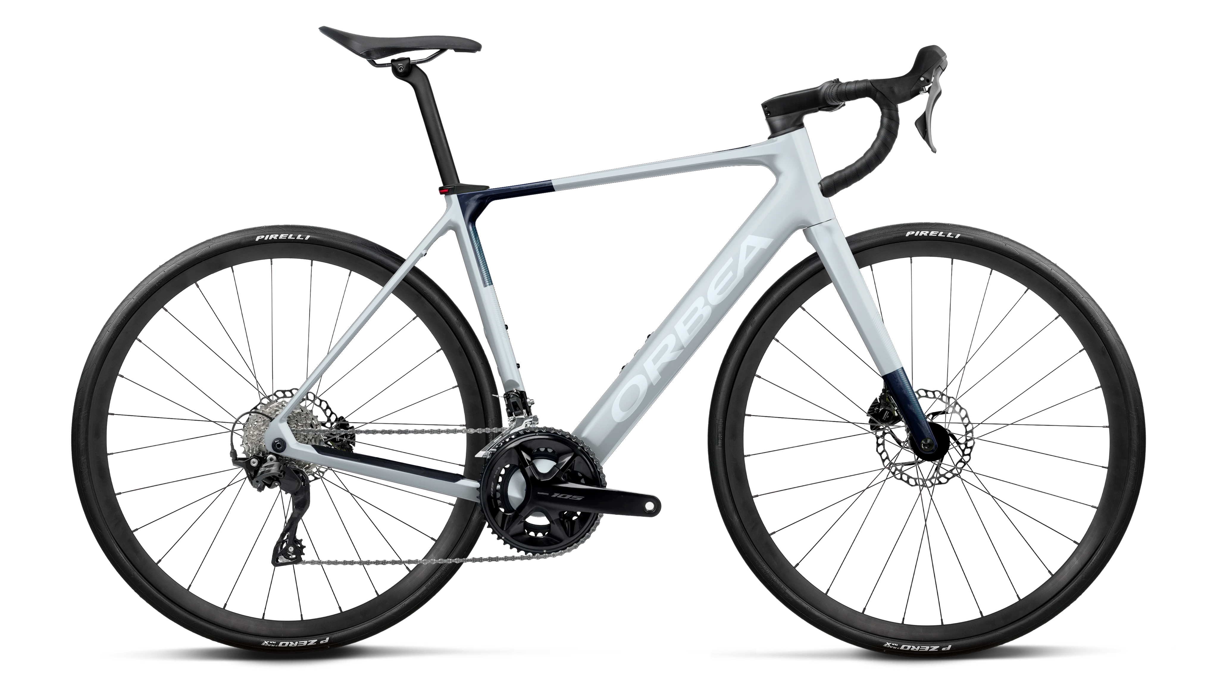 Gain M30 – Halo Silver (Matt) - Blue Carbon View (Gloss)