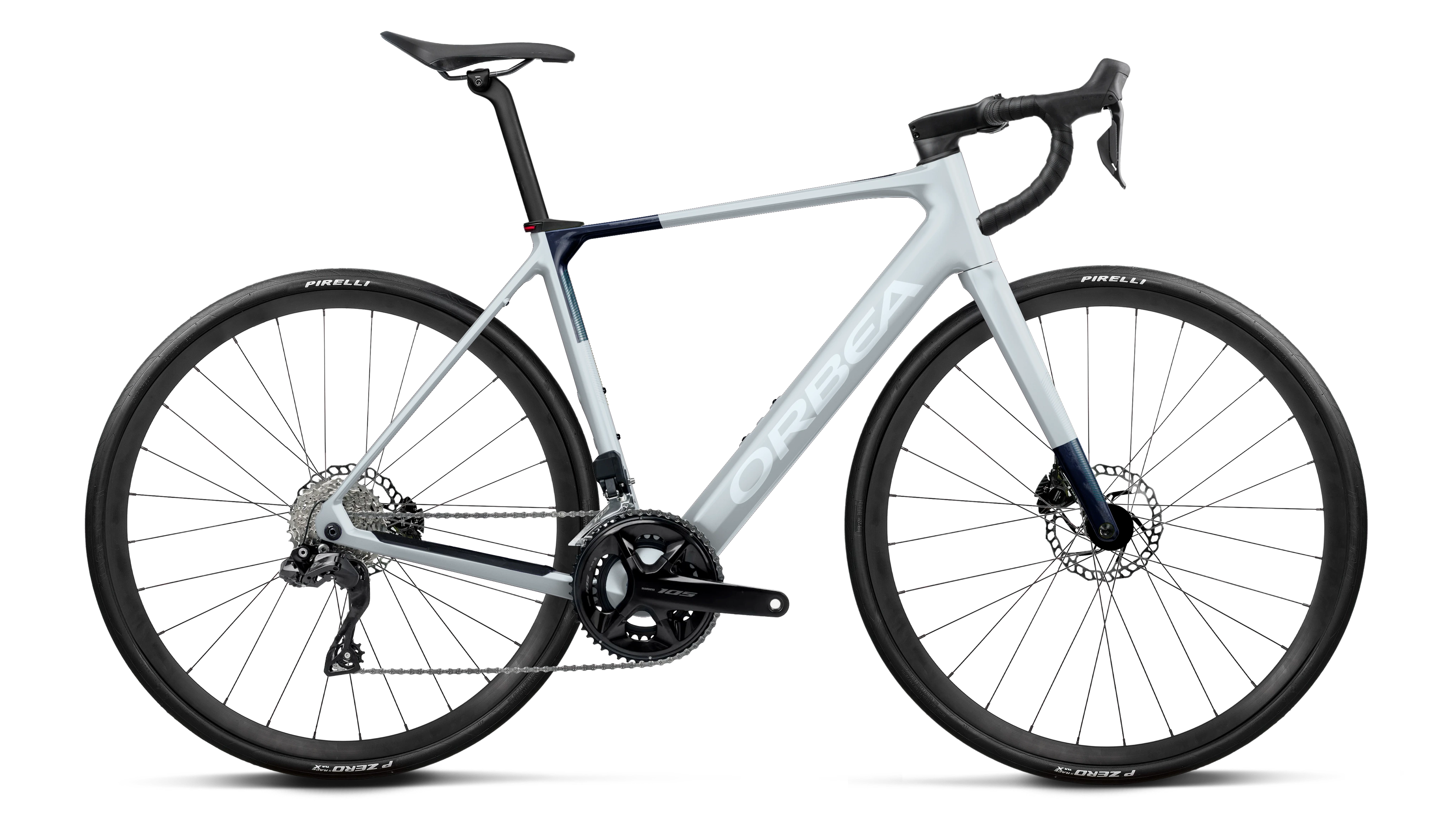 Gain M30i – Halo Silver (Matt) - Blue Carbon View (Gloss)