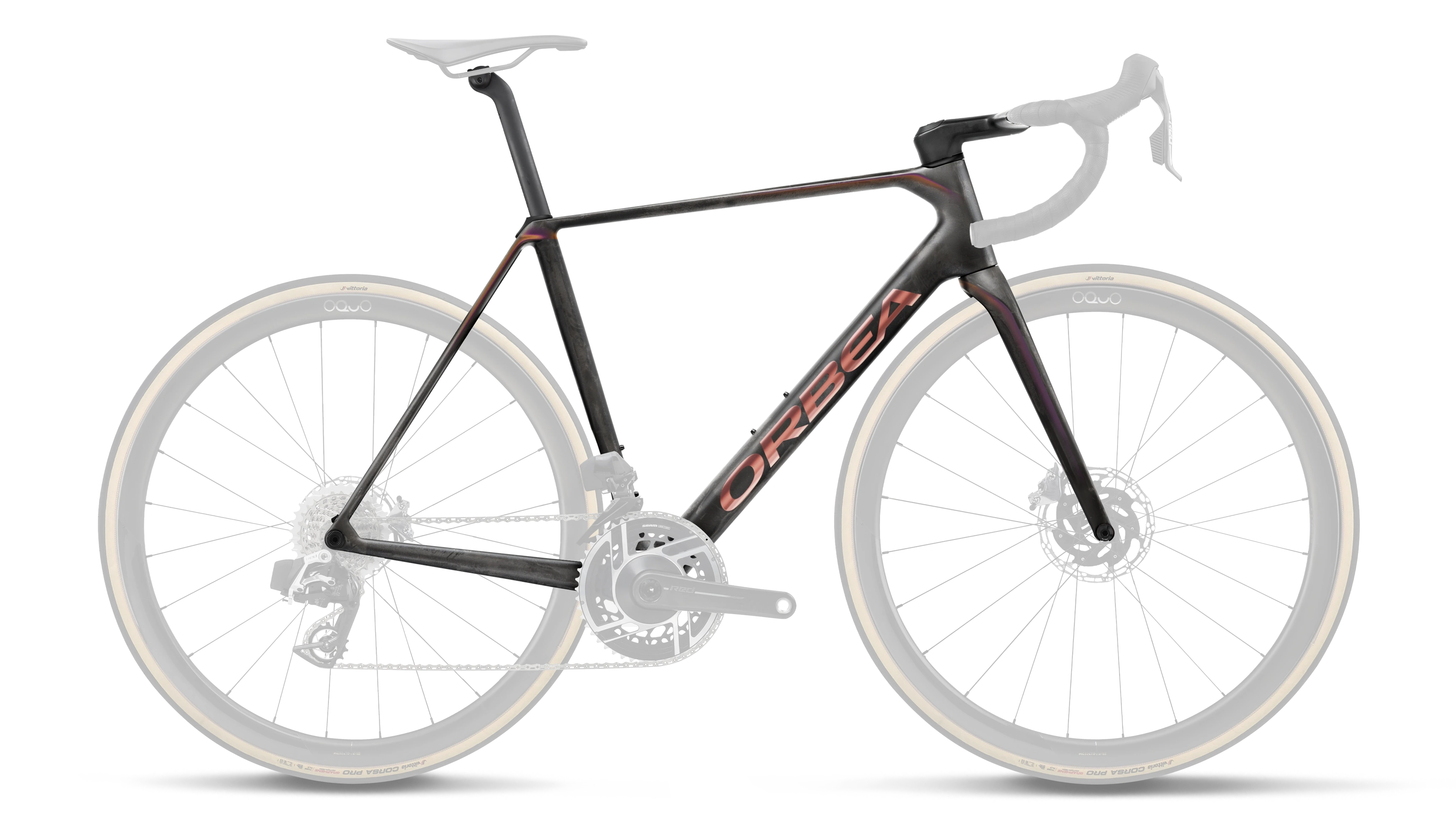 Orca OMX Frameset – Diamond Carbon View - Sunset Carbon View (Matt)