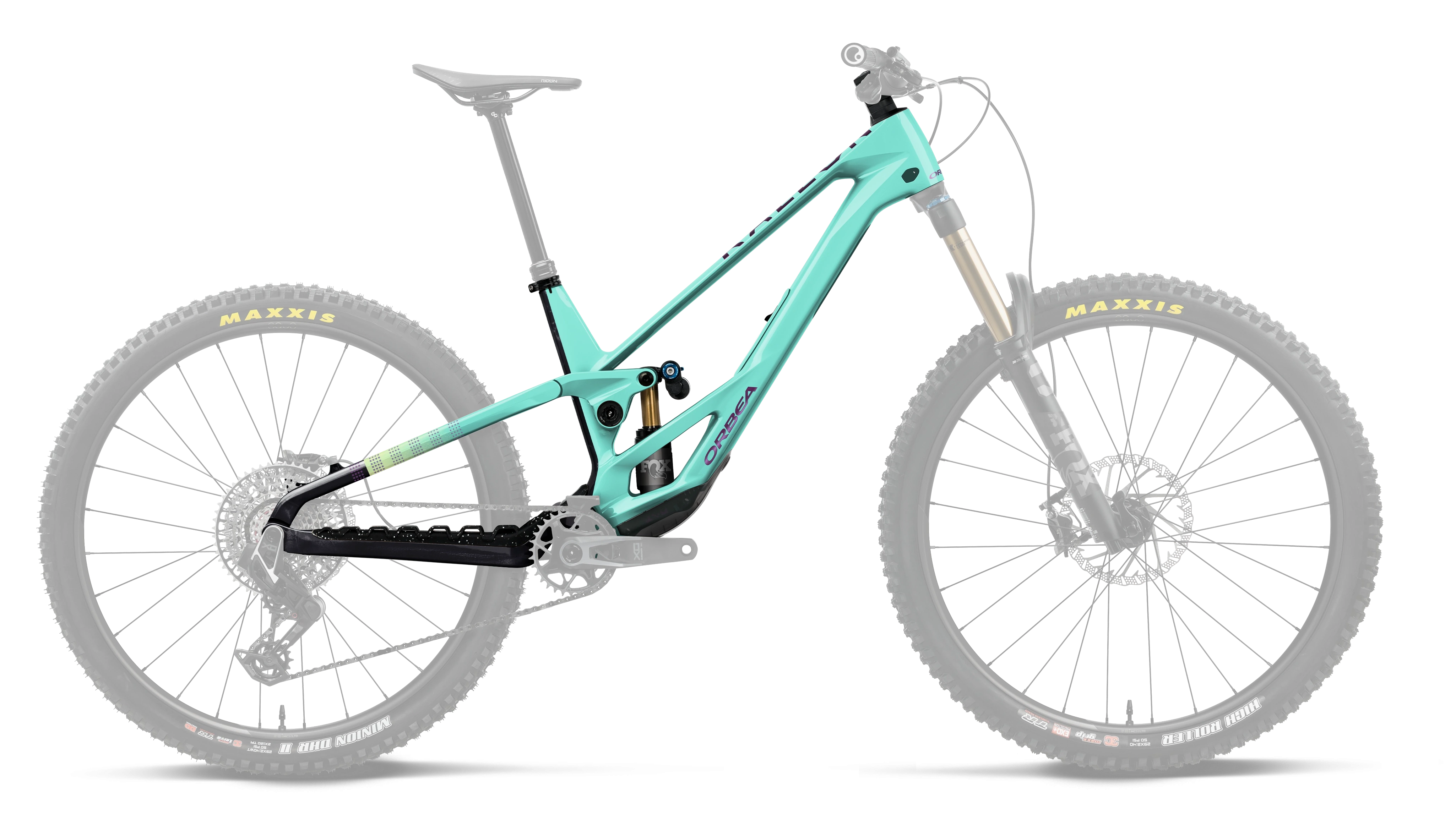 Rallon 442 ENDURO – Aloha Green - Fantasy Purple Carbon View (Gloss)